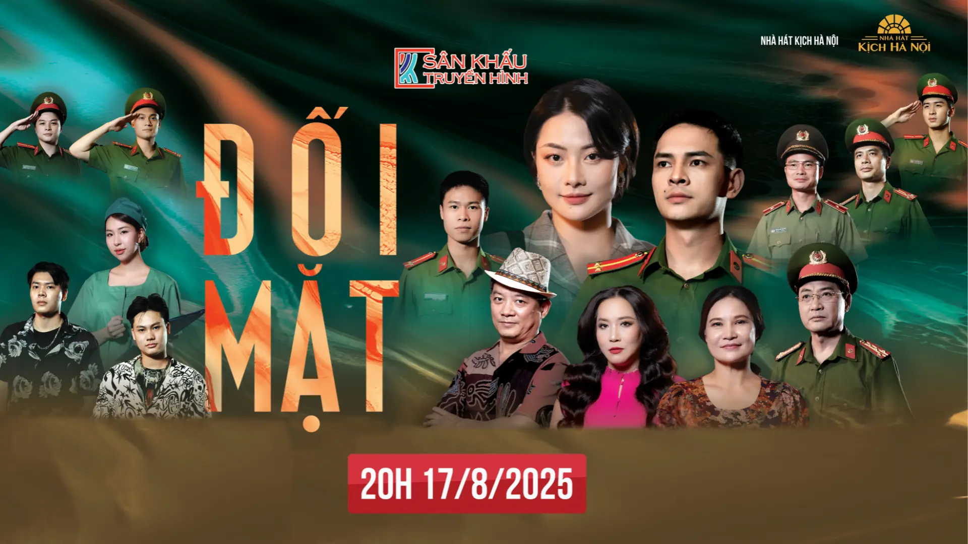 Sân khấu truyền hình vở kịch 'Đối mặt'